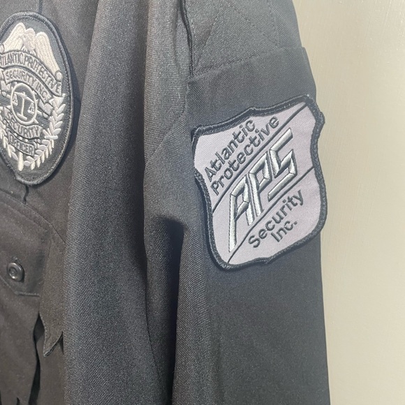 Tech squad Atlanta protective security black button down shirt size 3XL - Picture 4 of 10